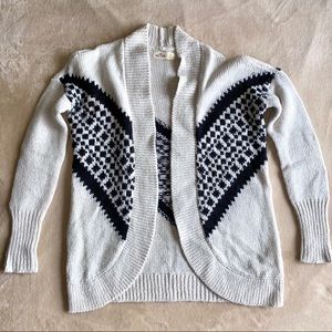 HOLLISTER | Open Front Aztec Print Cardigan